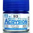 Mr Hobby - Gunze N-093 - Acrysion (10 ml) Clear Blue