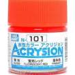 Mr Hobby - Gunze N-101 - Acrysion (10 ml) Fluorescent Red