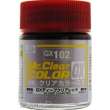 Mr Hobby - Gunze GX-102 - Mr. Clear Color GX (18 ml) Deep Clear Red