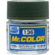 Mr Hobby - Gunze C-136 - Mr. Color (10 ml) Russian Green (2)