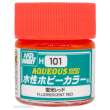 Mr Hobby - Gunze H-101 - Mr Hobby -Gunze Aqueous Hobby Colors (10 ml) Fluorescent Red