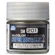 Mr Hobby - Gunze SM-201 - Mr. Color Super Metallic Colors II (10 ml) Super Fine Silver II