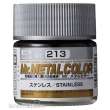 Mr Hobby - Gunze MC-213 - Mr. Metal Colors (10 ml) Stainless