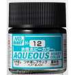 Mr Hobby - Gunze H-012 - Aqueous Hobby Colors (10 ml) Flat Black