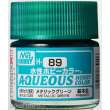 Mr Hobby - Gunze H-089 - Aqueous Hobby Colors (10 ml) Metallic Green