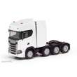 Herpa 308601-004 - Scania CS20 Hochdach Schwerlastzugmaschine 4achs (8x4), weiß