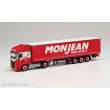 Herpa 314060 - Iveco S-Way Gardinenplanen-Sattelzug ´Monjean´