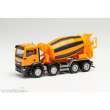 Herpa 314138 - MAN TGS NN Betonmischer-LKW 4-achs, kommunalorange