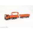 Herpa 316217 - Iveco S-Way ND Baustoff-Hängerzug, orange