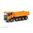 Herpa 316996 - Scania XT17 Meiler threeway dumper, orange