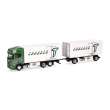 Herpa 317788 - Scania CR20 HD Kühlkoffer-Hängerzug ´Traveco´ (Schweiz/Sursee)