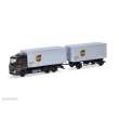 Herpa 317832 - Mercedes-Benz Actros Classicspace Wechselkoffer-Hängerzug ´UPS´