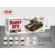 ICM 3006 - Acrylic paint set for Soviet AFV 6 12 ml