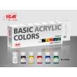 ICM 3010 - Acrylic paint set Basic acrylic colors 6 12 ml