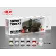 ICM 3011 - Acrylic paint set for Soviet trucks 6 12 ml