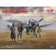 ICM DS4801 - WWII Luftwaffe Airfield(MesserschmittBf109F-4,Hs126B-1,Pilot,Ground Pers(7 fig in 1:48