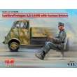 ICM 35418 - 1:35 Lastkraftwagen 3,5t AHN w.German Drivers Limited