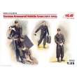 ICM 35614 - 1:35 German Armoured Vehicle Crew 1941-1942 4 figures and cat