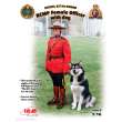 ICM 16008 - 1:16 RCMP Female Officer with dog