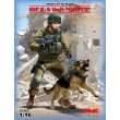 ICM 16102 - 1:16 IDF K-9 Unitz OKETZ with dog