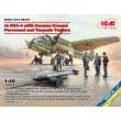 ICM 48229 - 1:48 Ju 88A-4 with German Ground Personnel and Torpedo Trailers