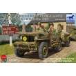 Bronco Models CB35106 - 1:35 GPW 1/4 ton 4x4 Utility Track Mod.1942 w/10-CWT & Airborne Crew