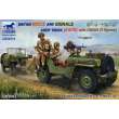 Bronco Models CB35218 - 1:35 BRITISH RECCE AND SIGNALS LIGHT TRUCK (2 KITS ) with CREWS