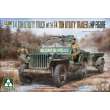 Takom TAK2126 - U.S. Army 1/4 ton utility truck w.1/4 t utility trailer&MP fig in 1:35