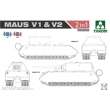 Takom TAK2050X - WWII  Maus V1 & V2  2 in 1 (Limited Edition) in 1:35