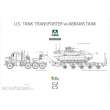 Takom TAK5002X - U.S. M1070&M1000 70 Ton Tank Transporter w/Abrams TANK, Limited Edition in 1:72