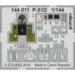 Eduard Accessories 144011 - P-51D for Eduard in 1:144