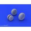 Eduard Accessories 672090 - MiG-29 wheels for Trumpeter in 1:72