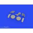 Eduard Accessories 672247 - Z-37A wheels for Eduard in 1:72