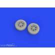 Eduard Accessories 672299 - 1:72 F4F wheels late PRINT for ARMA HOBBY