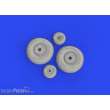 Eduard Accessories 632198 - 1/32 MC.202 wheels 1/32 ITALERI