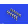 Eduard Accessories 624003 - 1:24 Spitfire Mk.IX exhaust fishtail PRINT 1/24 AIRFIX