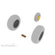 Eduard Accessories 648057 - P-61 wheels for Great Wall Hobby in 1:48