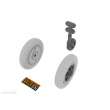 Eduard Accessories 648058 - 1:48 Bf 109E wheels for Eduard