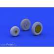 Eduard Accessories 648202 - P-39 wheels early for Eduard in 1:48