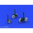 Eduard Accessories 648248 - MiG-31 wheels for AMK in 1:48