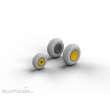 Eduard Accessories 648258 - P-38 wheels for Academy in 1:48