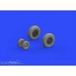 Eduard Accessories 648304 - F-14A wheels early for Tamiya in 1:48