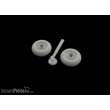 Eduard Accessories 648579 - Spitfire Mk.I wheels for Eduard in 1:48