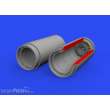 Eduard Accessories 648590 - MiG-19 exhaust nozzles for Eduard/Trumpeter in 1:48