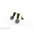 Eduard Accessories 648679 - Z-126/226 Trener wheels for EDUARD in 1:48