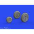 Eduard Accessories 648741 - 1:48 Vampire F.3 wheels 1/48