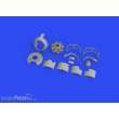 Eduard Accessories 648792 - 1:48 F4F-3 engine early PRINT 1/48 for EDUARD