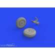 Eduard Accessories 648799 - 1:48 A6M3 wheels for EDUARD