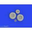 Eduard Accessories 648863 - 1:48 B-25J wheels 1/48 HKM