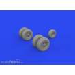 Eduard Accessories 648930 - 1/48 Sea King wheels 1/48 AIRFIX